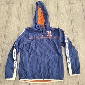 Disney Parks Walt Disney World boys blue and orange rain jacket size L
